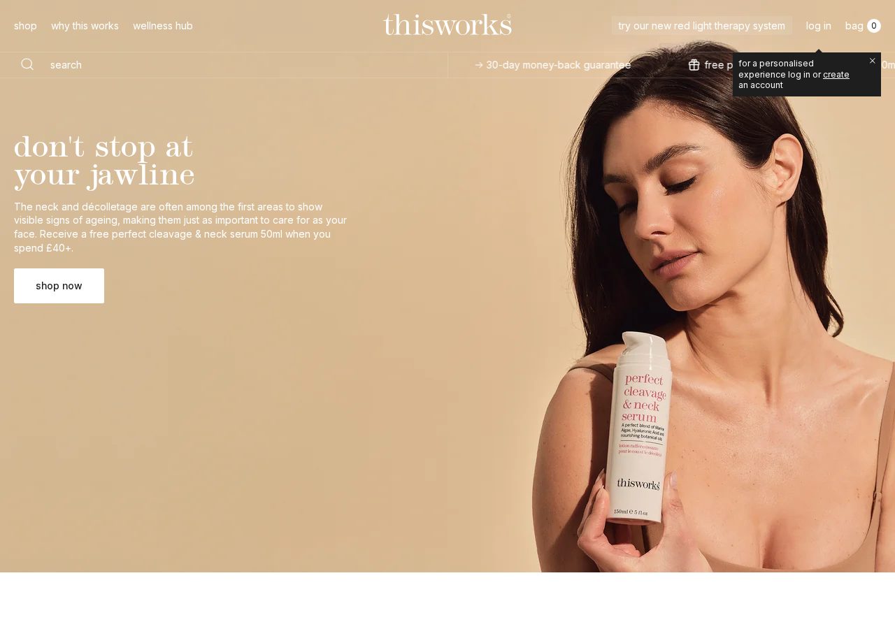 This Works storefront homepage